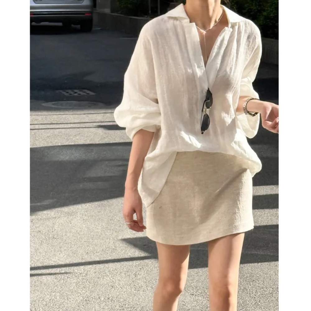 BRAND NEW Yansoo Linen Skort